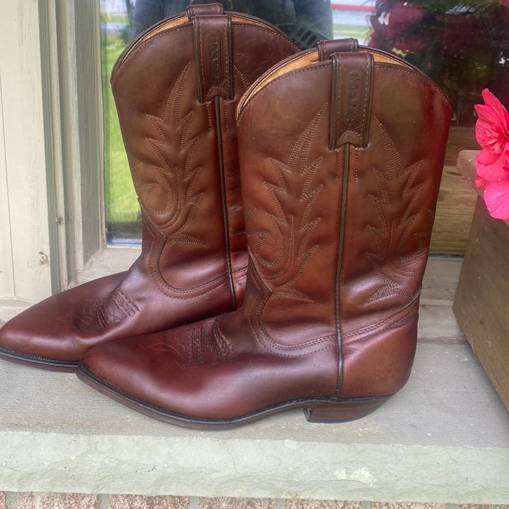 Vintage Boulet Cowboy Boots